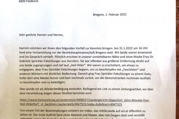 Demobesucher als Faschisten beschimpft: Trotz Videobeweis keine Ermittlung gegen Rauchs Ehefrau