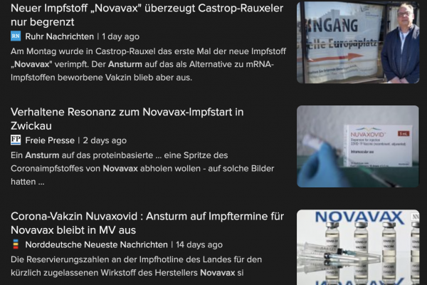 Impfkampagne kommt zum Erliegen: Auch Novavax wird abgelehnt Impfkampagne kommt zum Erliegen: Auch Novavax wird abgelehnt