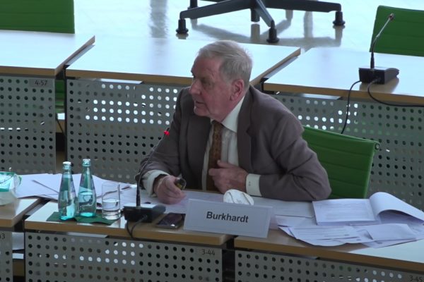 Pathologie-Konferenz: Prof. Burkhardt referiert im Sächsischen Landtag