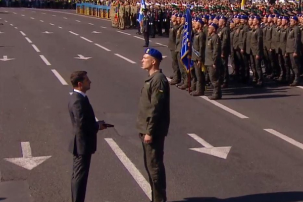 Portrait: Einer der nationalsozialistischen Befehlshaber der ukrainischen Truppen