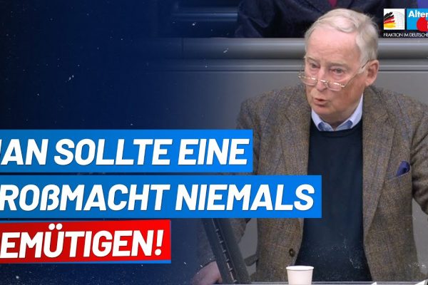 Wie Alexander Gauland Döpfner u n d Putin die Leviten liest …