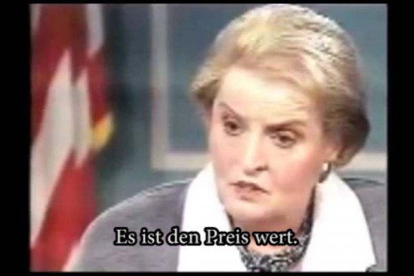 Madeleine Albright: „Ekelhafte Serben“ und eine halbe Million tote Kinder
