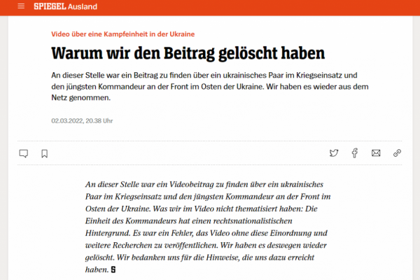 Spiegel nimmt Nazi-Video nach Protesten vom Netz