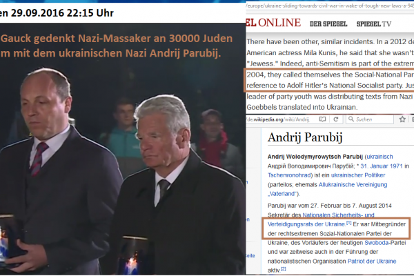 Gauck: Ukraine-Nazi-Massaker und Idealismus