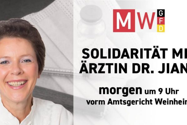 Ärztin Frau Dr. Jiang wegen Maskenattesten in Deutschland vor Gericht