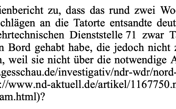 Wer verübte Nord-Stream-Anschlag? Bundesregierung mauert noch immer und verweist auf „Geheimhaltungsinteresse“