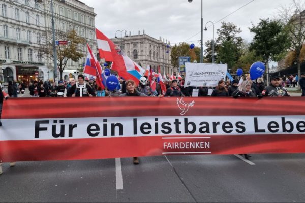 Öl-Embargo und noch mehr Teuerung? Dagegen wird am Samstag in Wien demonstriert!