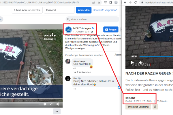 German TV uses false images on „Reichsbürger coup d’état“