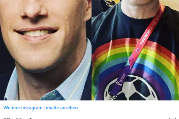 US-Journalist stirbt in Katar plötzlich und unerwartet. Laut Presse war Regenbogen T-Shirt schuld