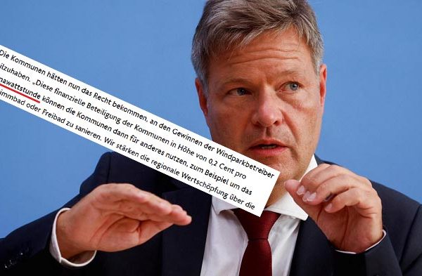 Habeck erfindet in der FAZ neue Maßeinheit: „Klimawattstunde“ Habeck erfindet in der FAZ neue Maßeinheit: „Klimawattstunde“