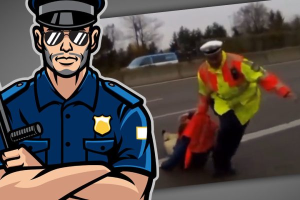 Tapferer Polizist in München räumt Klima-Kleberin innerhalb weniger Augenblicke weg