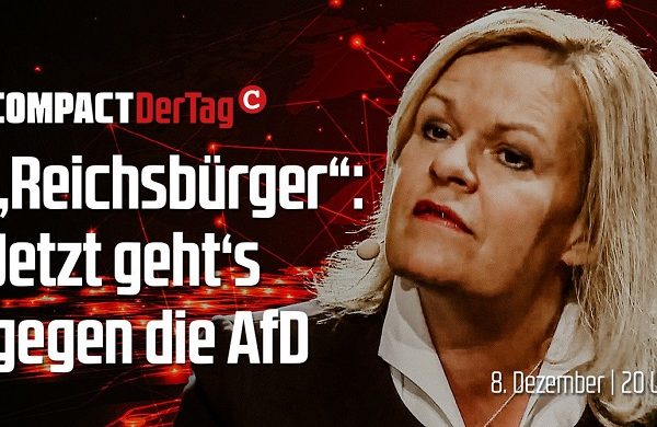 COMPACT.Der Tag: „Reichsbürger“ – jetzt geht’s gegen die AfD
