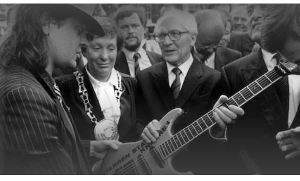 Erich Honecker trifft Udo Lindenberg in Wuppertal – 1987