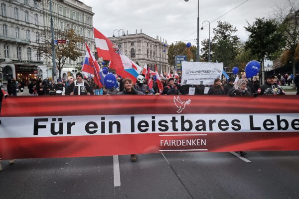 Entkommt der Welt des täglichen Wahnsinns! Erste Fairdenken Demo 2023 am 21. Jänner, Wien 