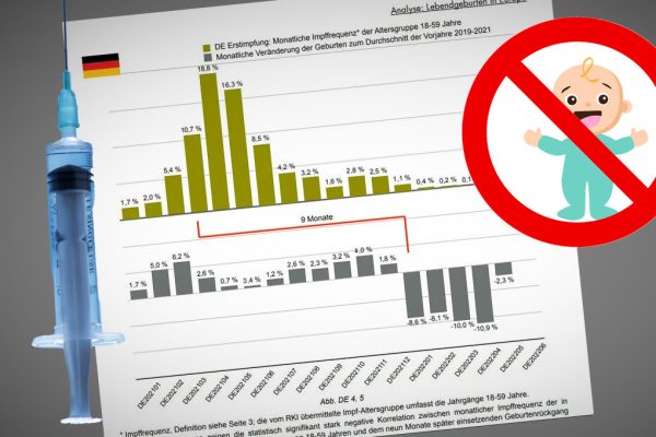 Studie zeigt massiven Geburtenrückgang in Folge der Impfkampagne in Deutschland