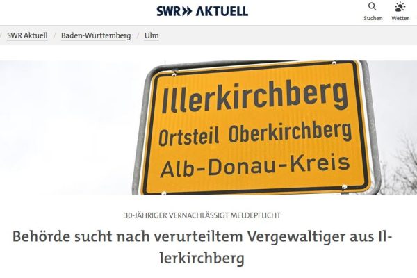 Vergewaltiger von Illerkirchberg spurlos verschwunden