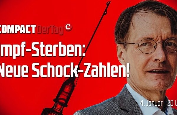 COMPACT.Der Tag: Neue Schockzahlen zur Impfsterblichkeit